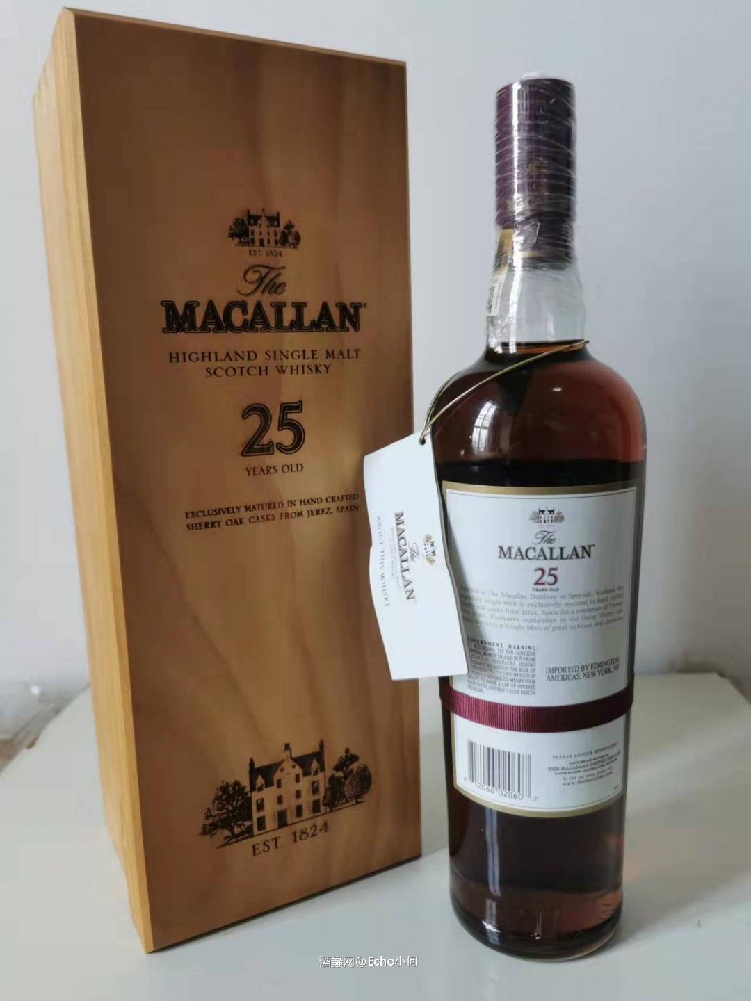 分享一下 麥卡倫25年紅緞帶 不一樣的感覺