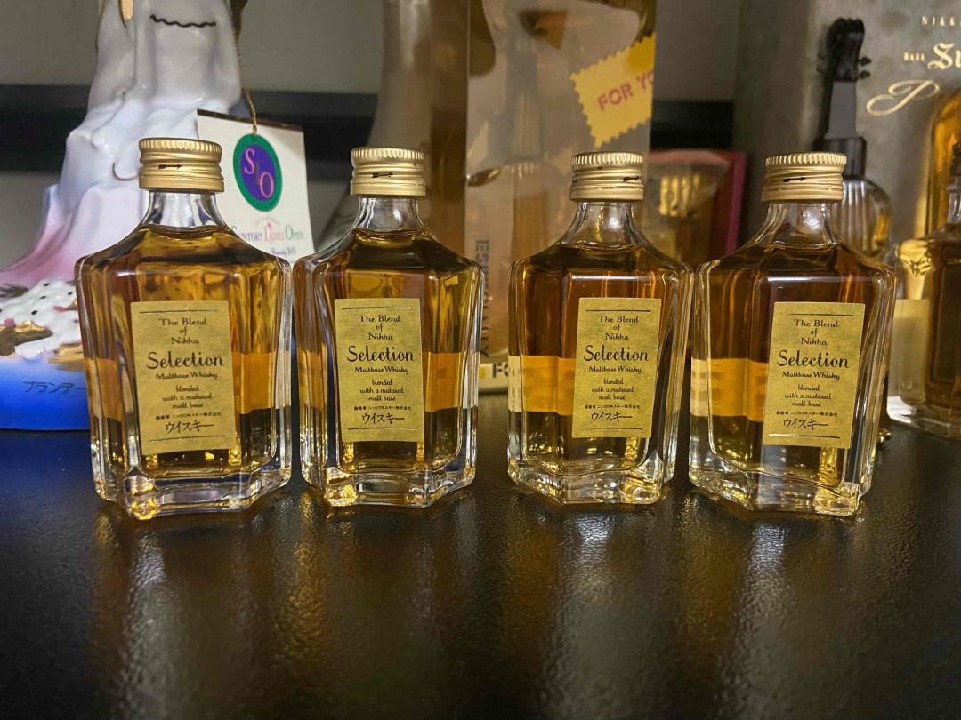 Nikka绝版六角瓶Maltbase系列威士忌酒版4瓶