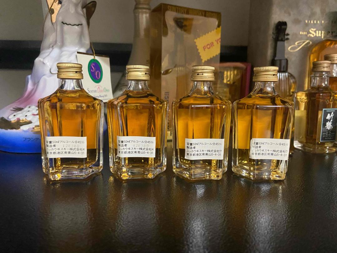 Nikka绝版六角瓶Maltbase系列威士忌酒版4瓶