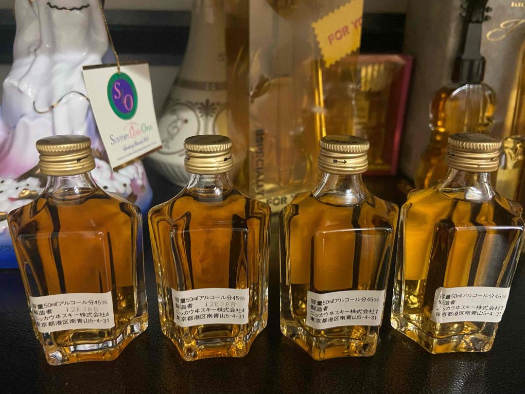 Nikka绝版六角瓶Maltbase系列威士忌酒版4瓶