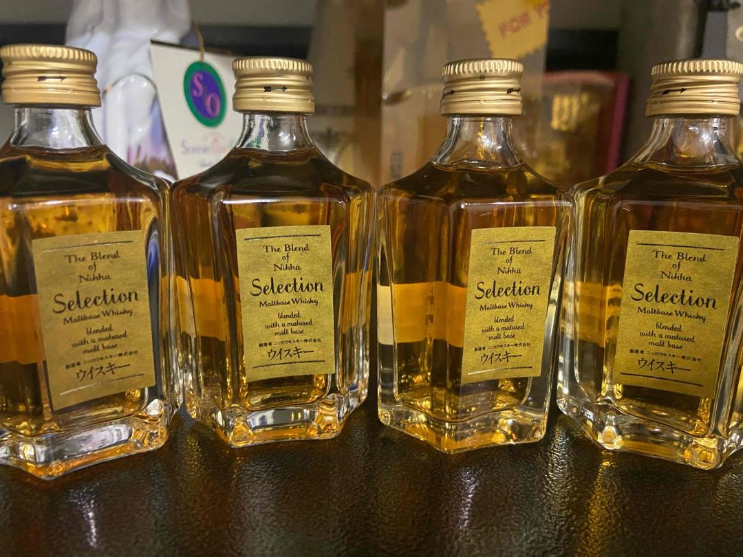 Nikka绝版六角瓶Maltbase系列威士忌酒版4瓶