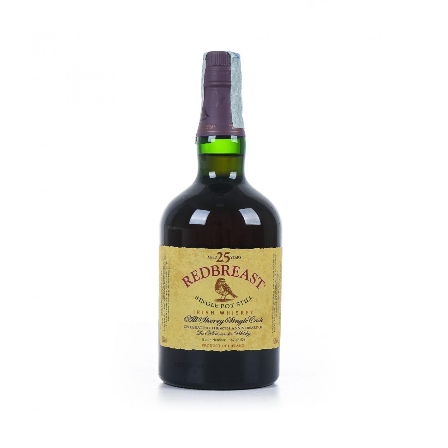 Redbreast 知更鸟 25年 1991 单桶 LMDW 60周年纪念