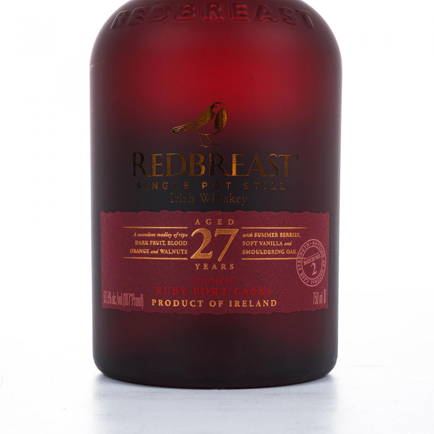 Redbreast 知更鸟 27年 第二版