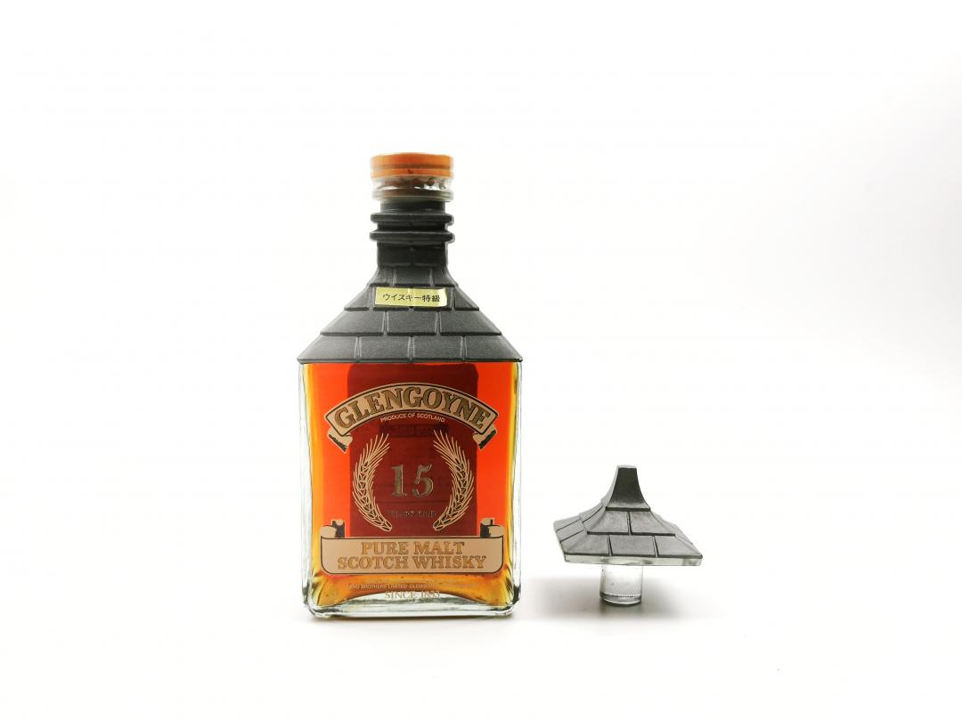 【存世无几】80年代 格兰哥尼 绝版15年水晶瓶雪莉桶单一麦芽苏格兰威士忌1000ml装