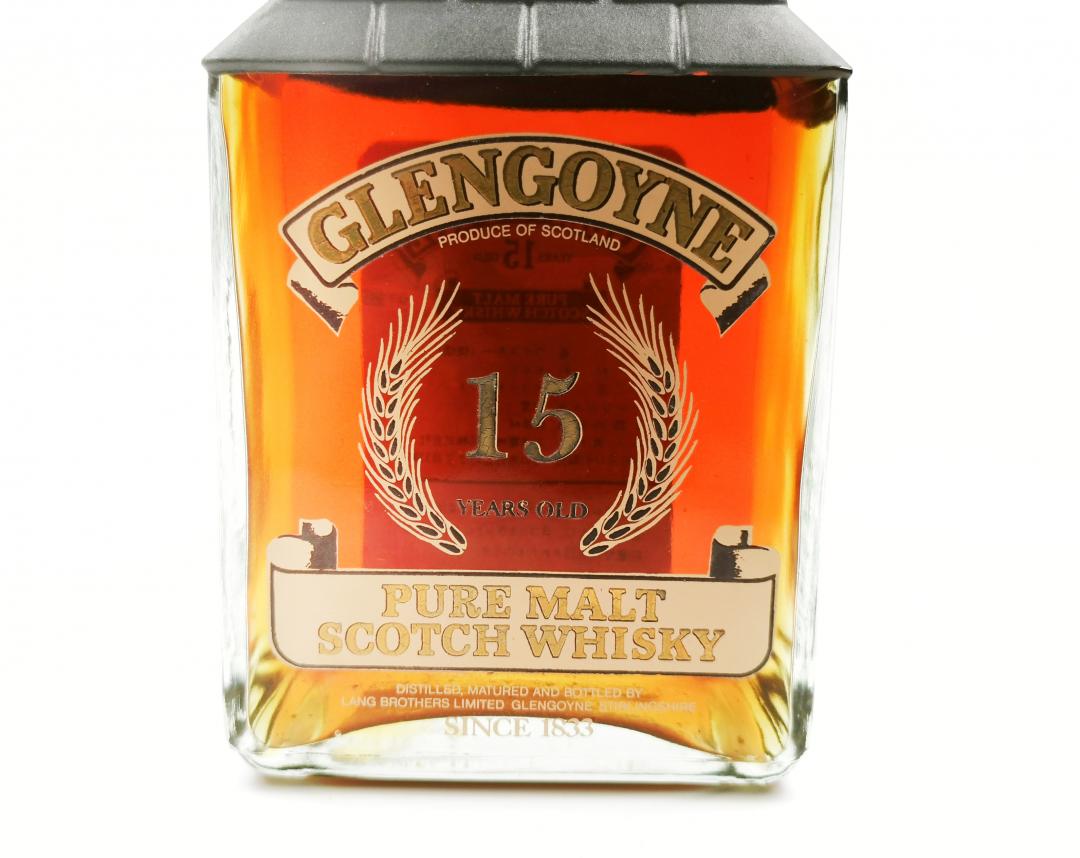 【存世无几】80年代 格兰哥尼 绝版15年水晶瓶雪莉桶单一麦芽苏格兰威士忌1000ml装