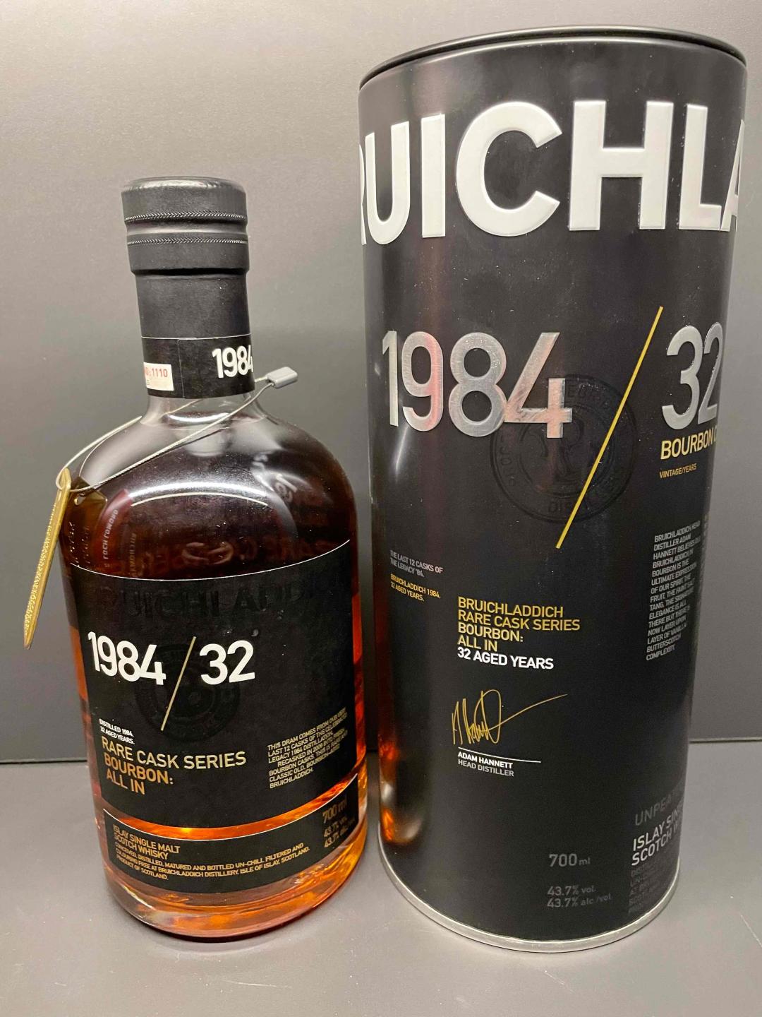 布赫拉迪风云1984年威士忌