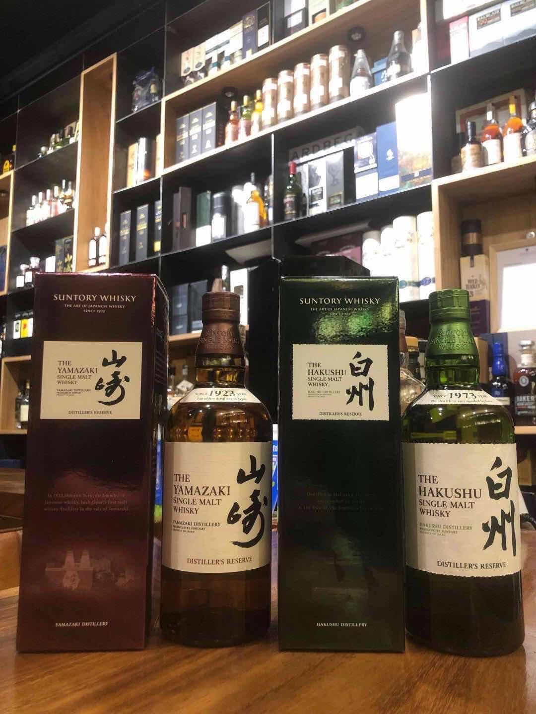 白州1973金花顶 山崎1923金花顶