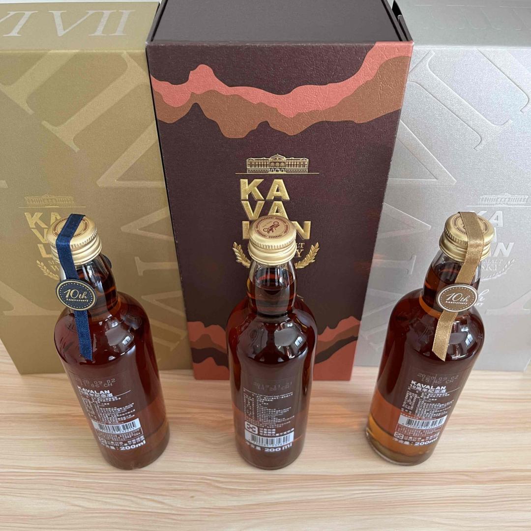 噶玛兰 KAVALAN 周年纪念套装 三瓶