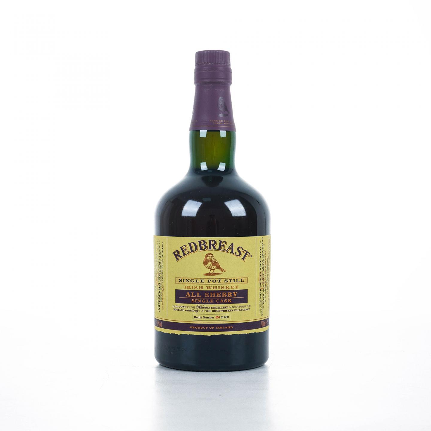 Redbreast 知更鸟 1991 单桶#42966