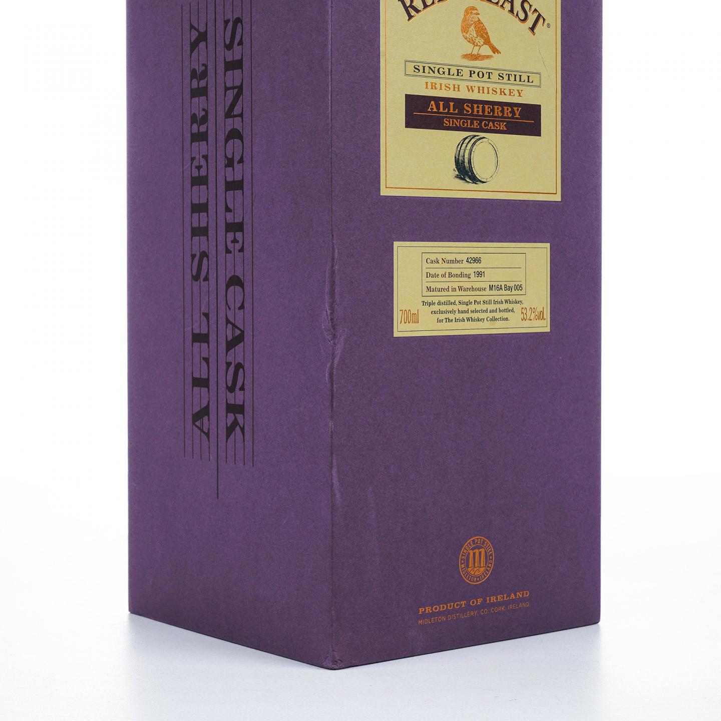 Redbreast 知更鸟 1991 单桶#42966