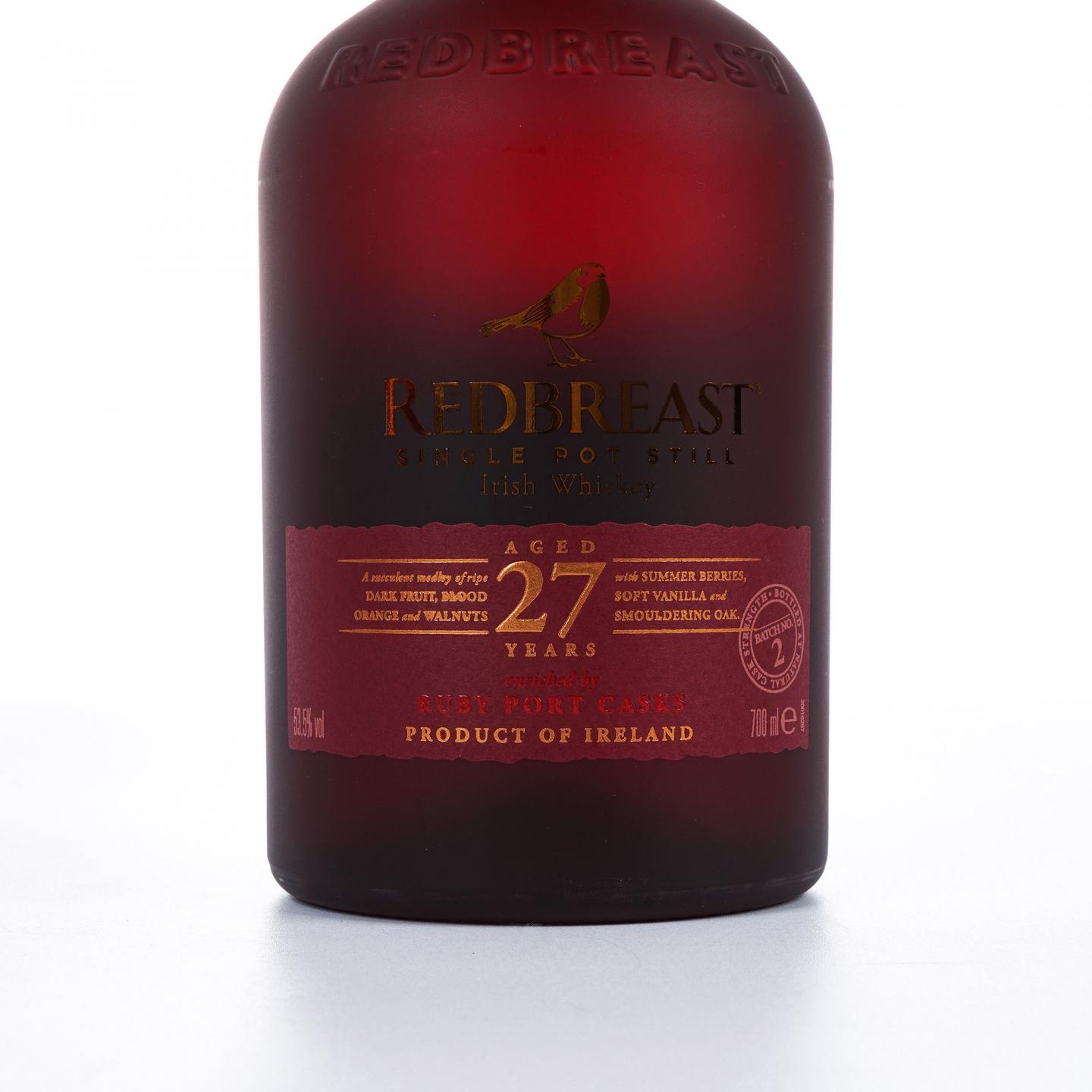 Redbreast 知更鸟 27年 第二版