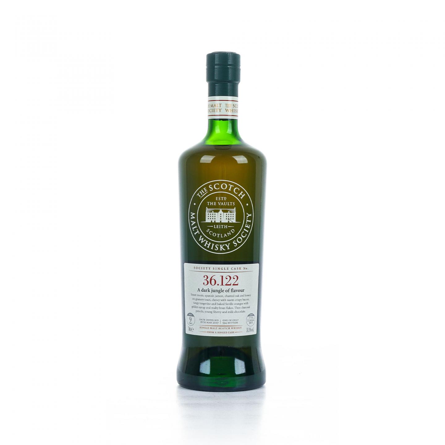 SMWS 36.122 本林利 9年 2007 雪莉桶