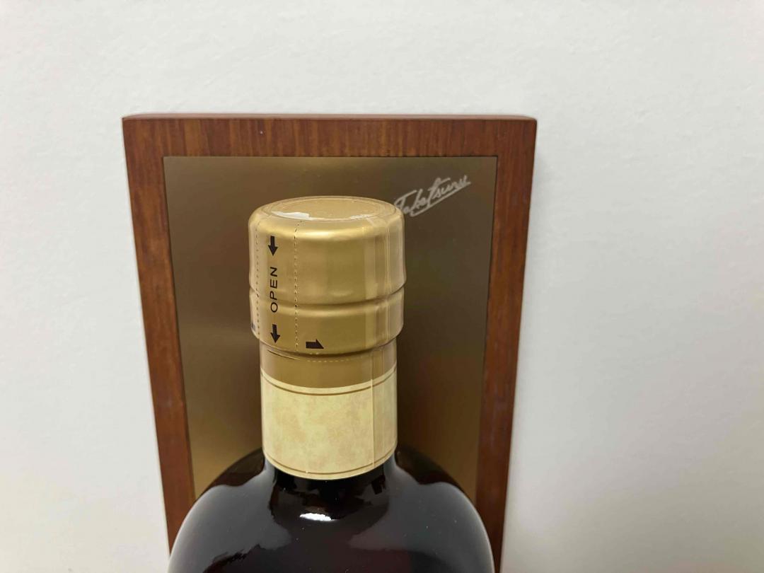 竹鹤21年 非常难得的实木礼盒版