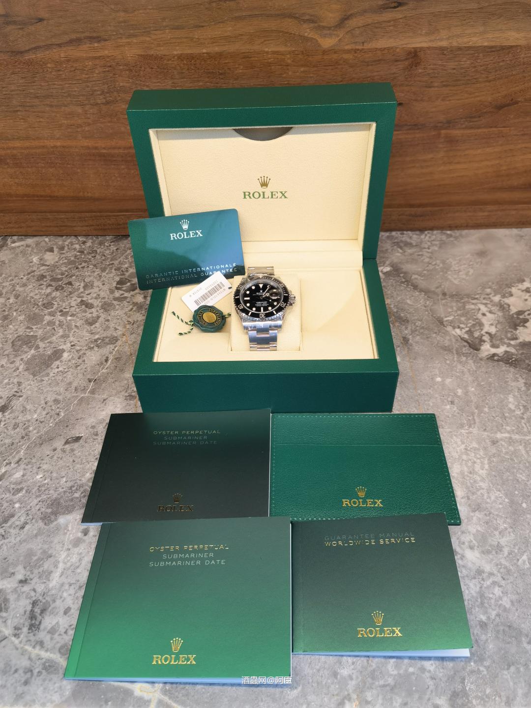 黑酱油配黑水鬼，人生第一块表，全新国行大全套