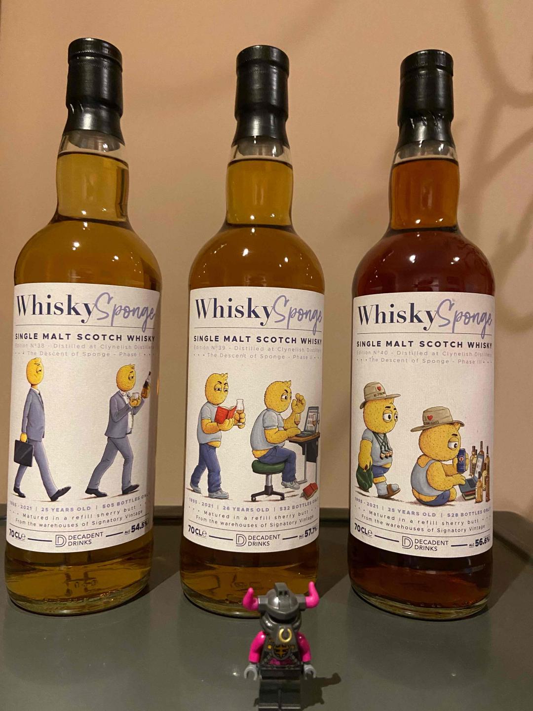 威士忌海绵 小猫雪梨单桶套装三瓶