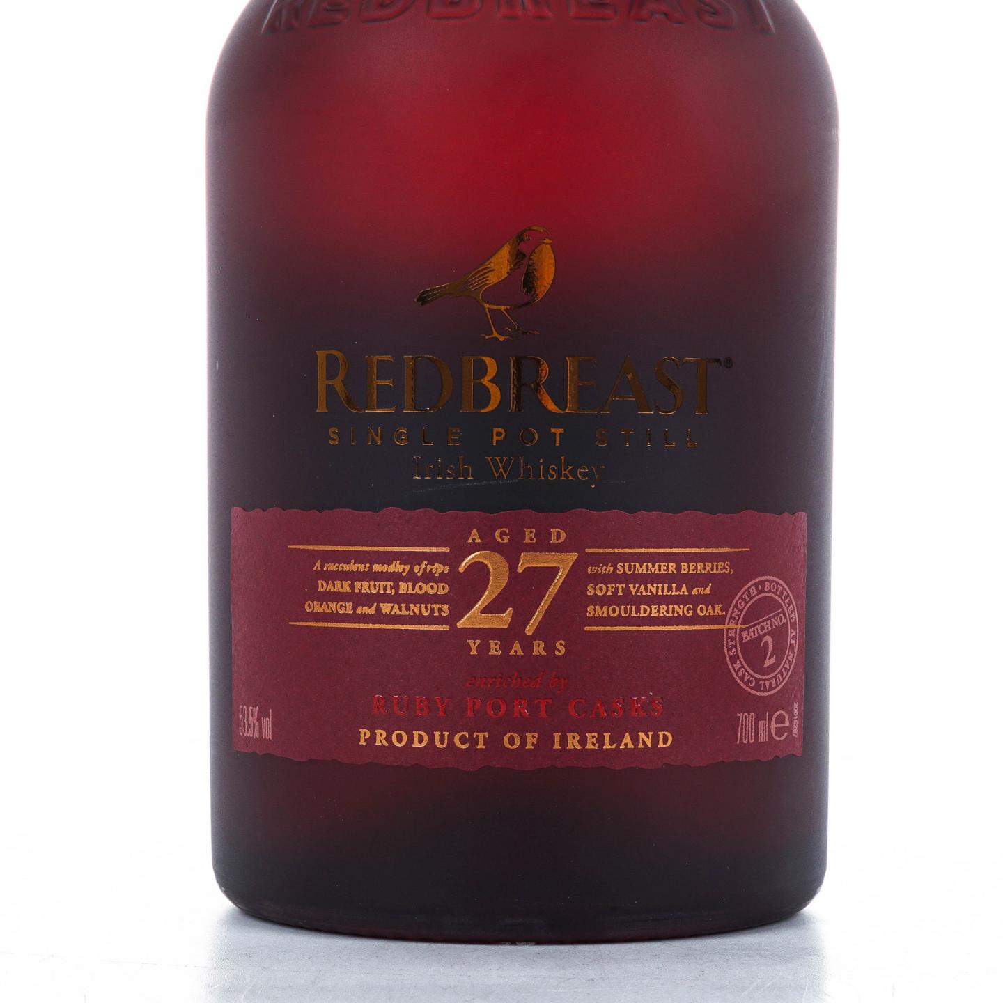 Redbreast 知更鸟 27年 第二版 53.5%
