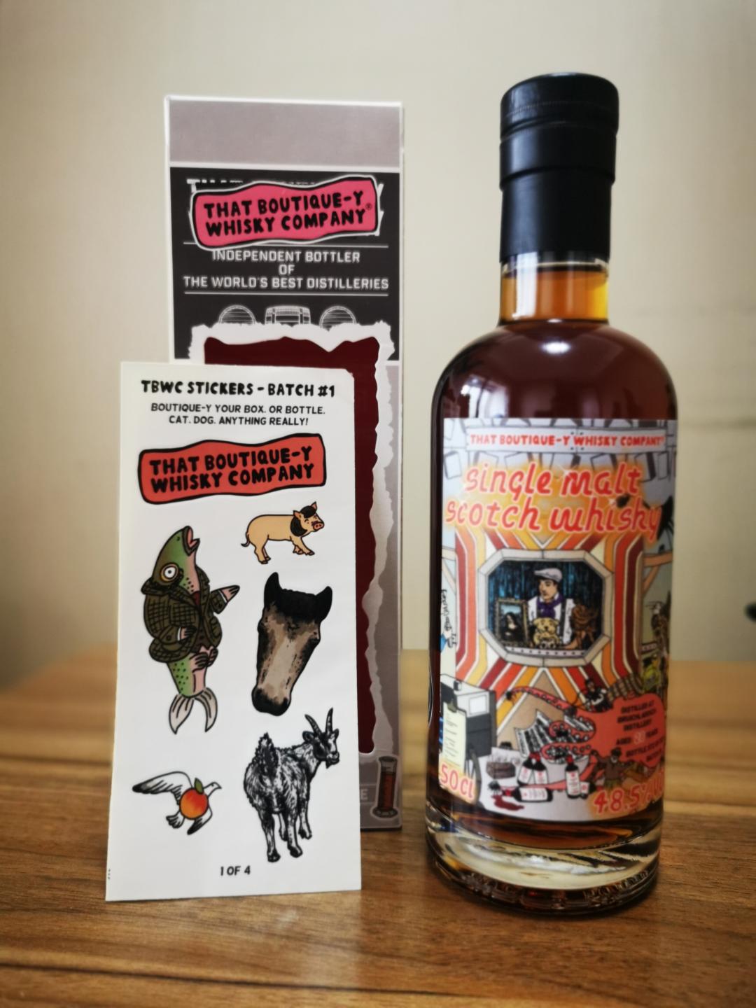 布赫拉迪28年 TBWC漫画标装瓶