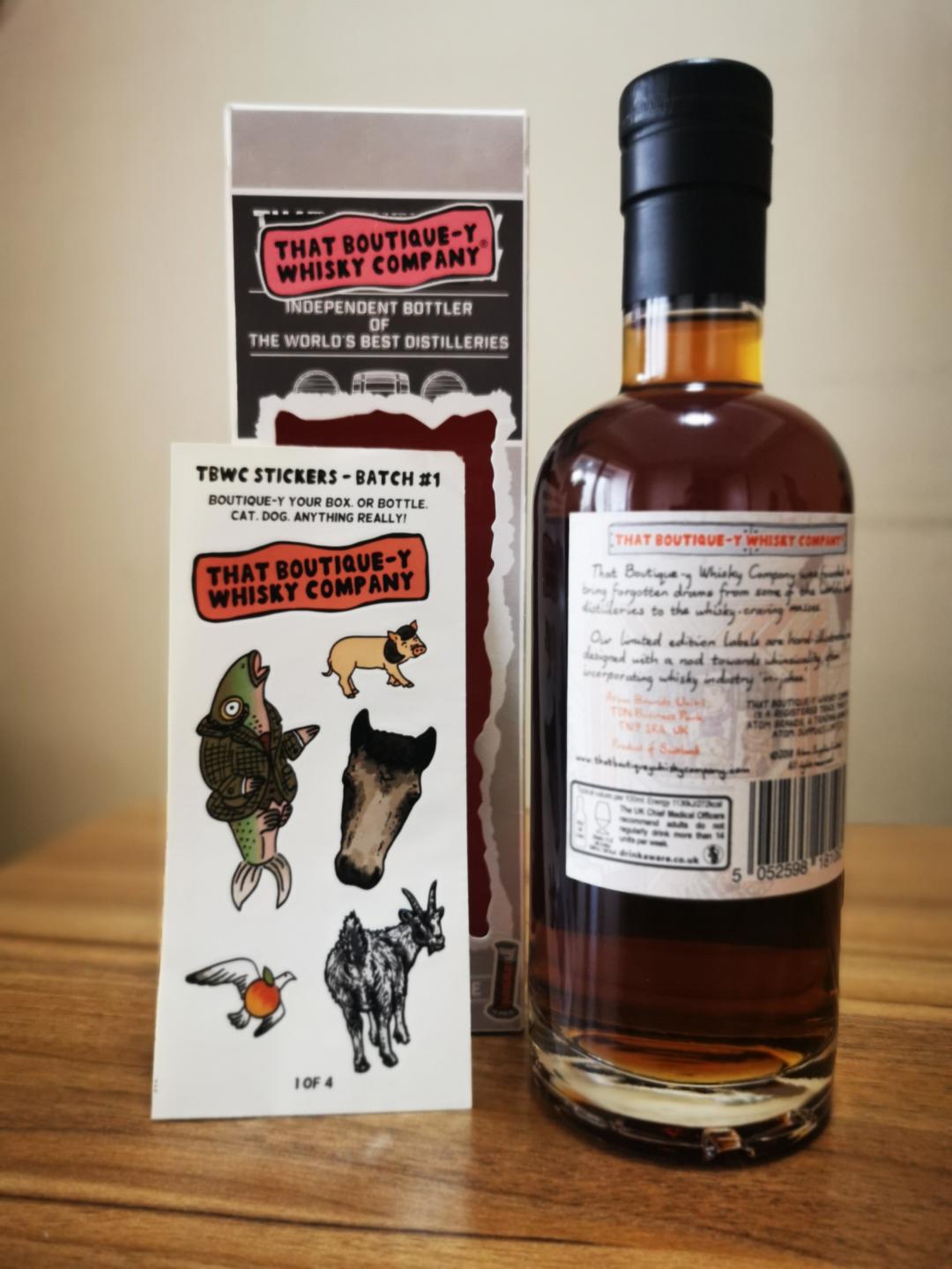 布赫拉迪28年 TBWC漫画标装瓶