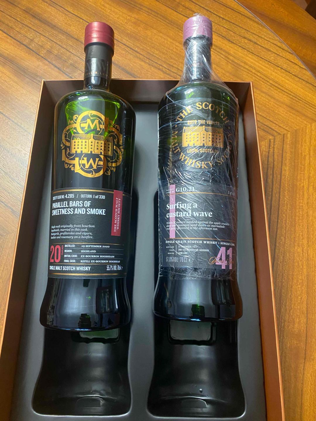 斯科拉斯克莱德41年&高原骑士20年SMWS单桶桶强