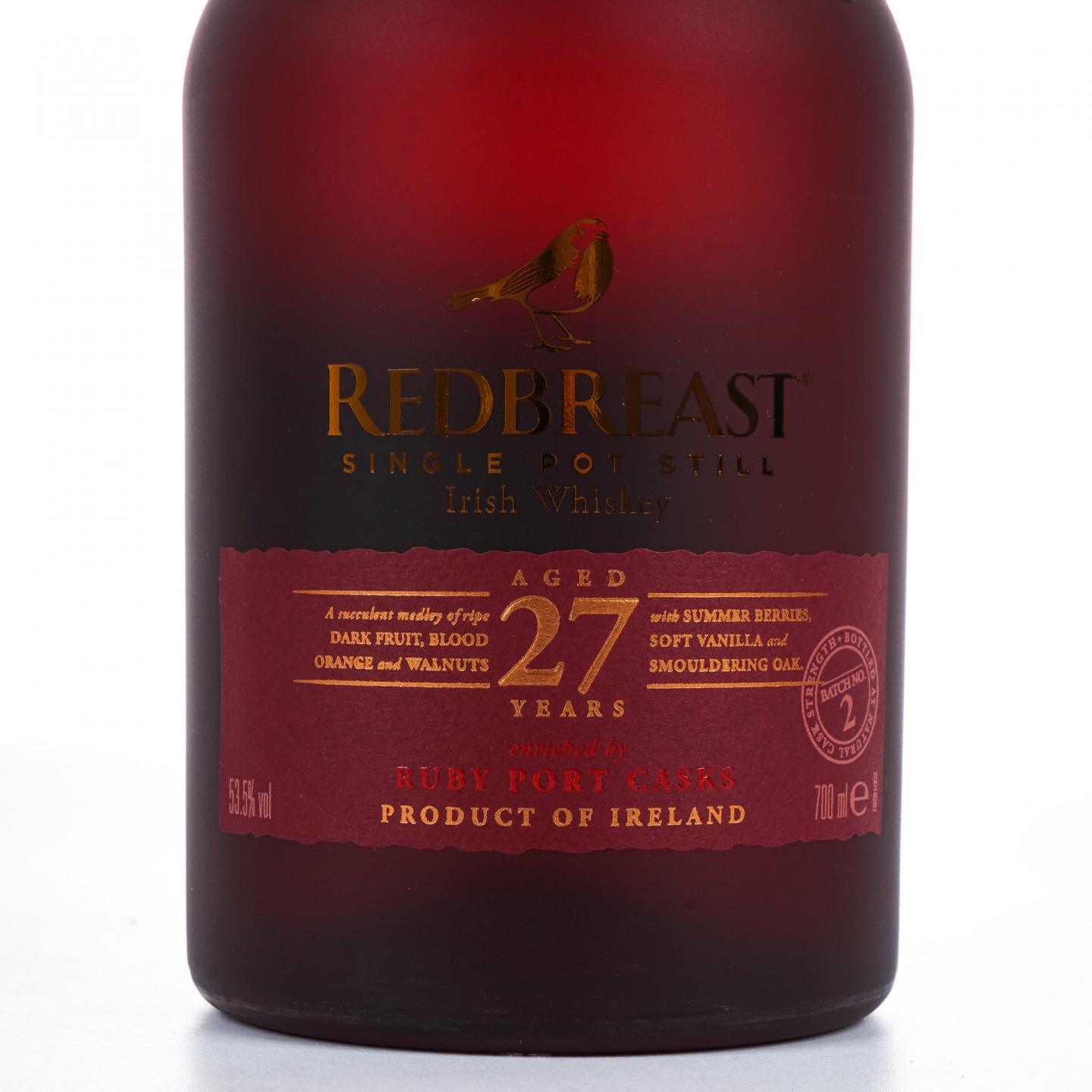 Redbreast 知更鸟27年 第二版