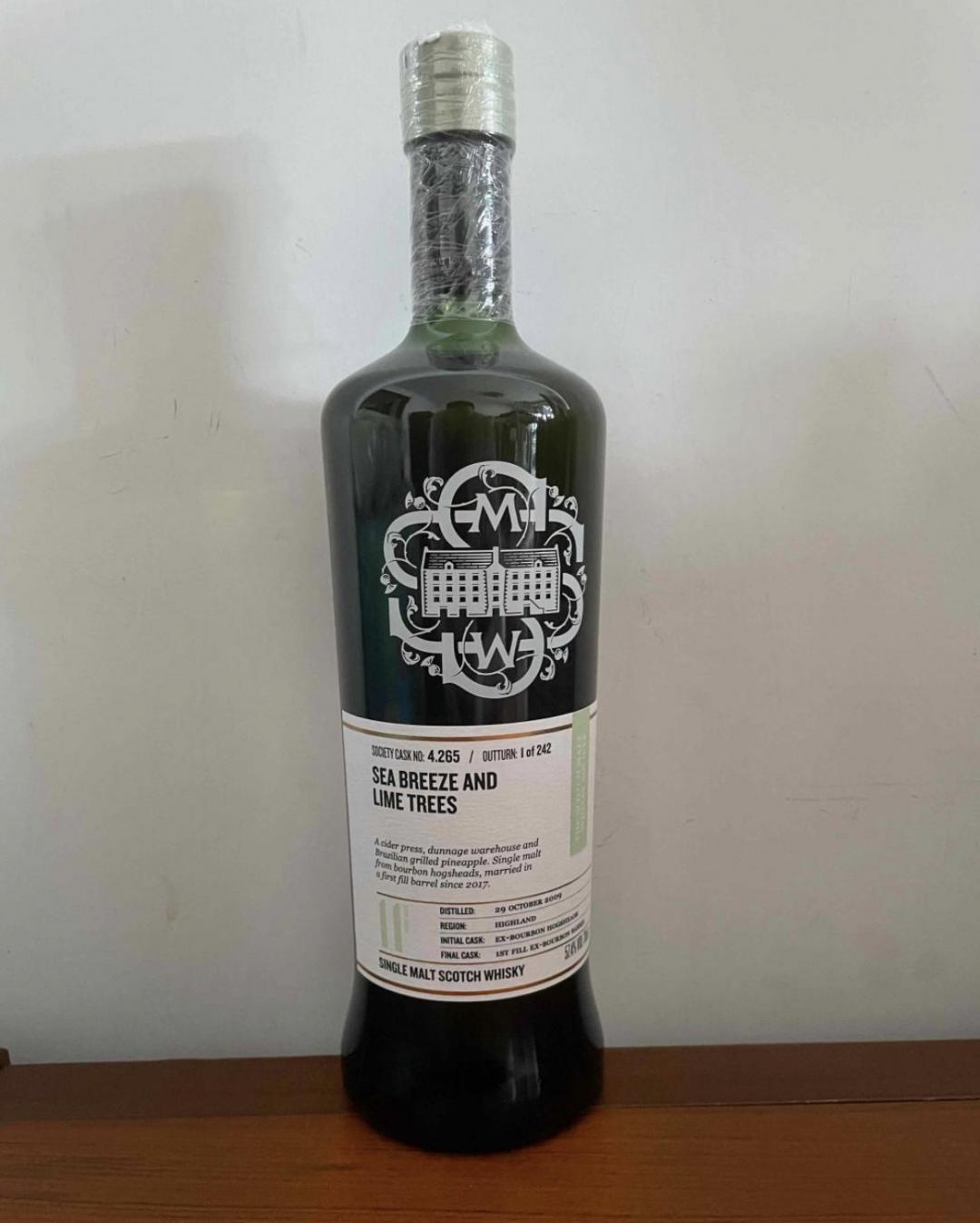 SMWS高原骑士重泥煤桶强11年4.265