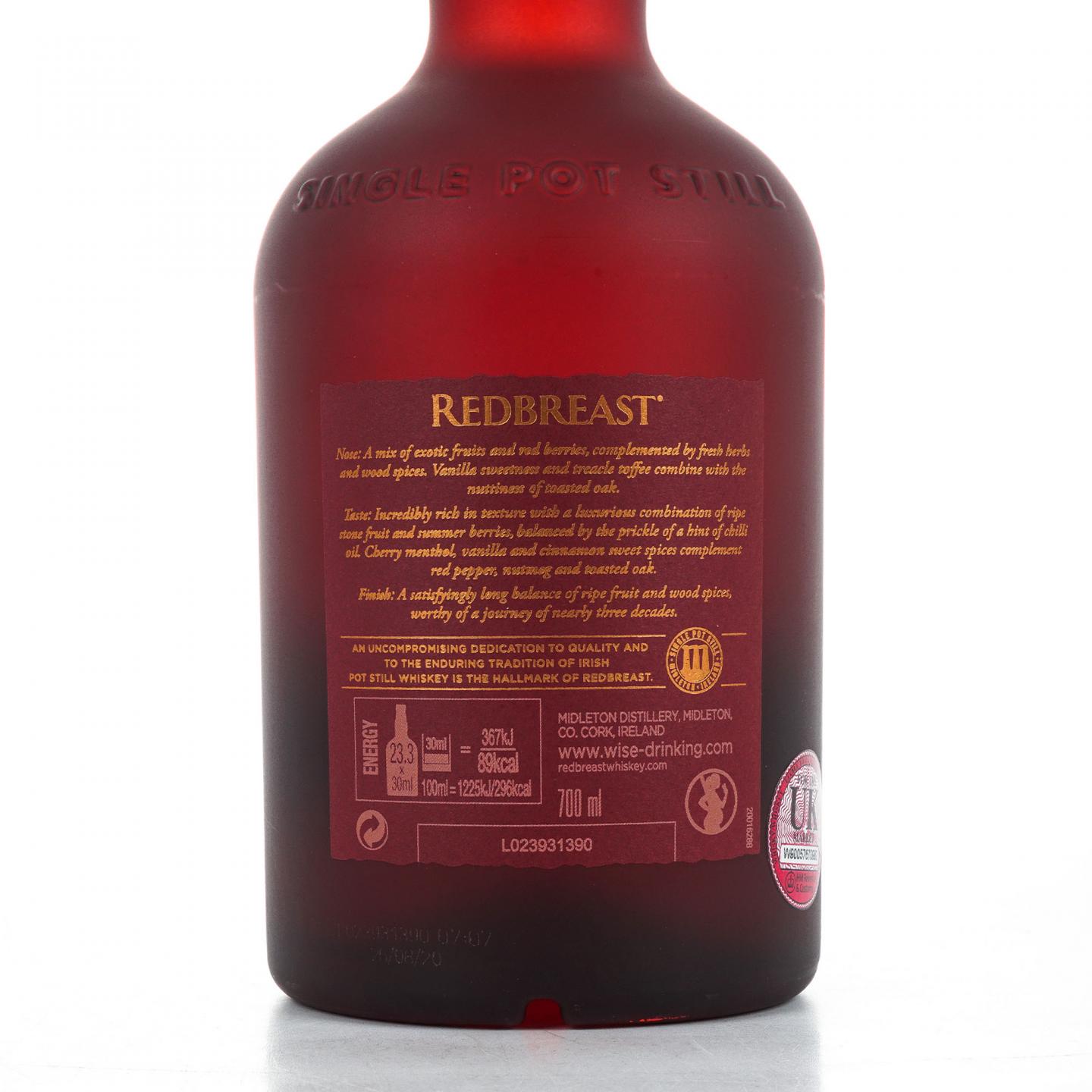 Redbreast 知更鸟 27年 第二版 53.5%