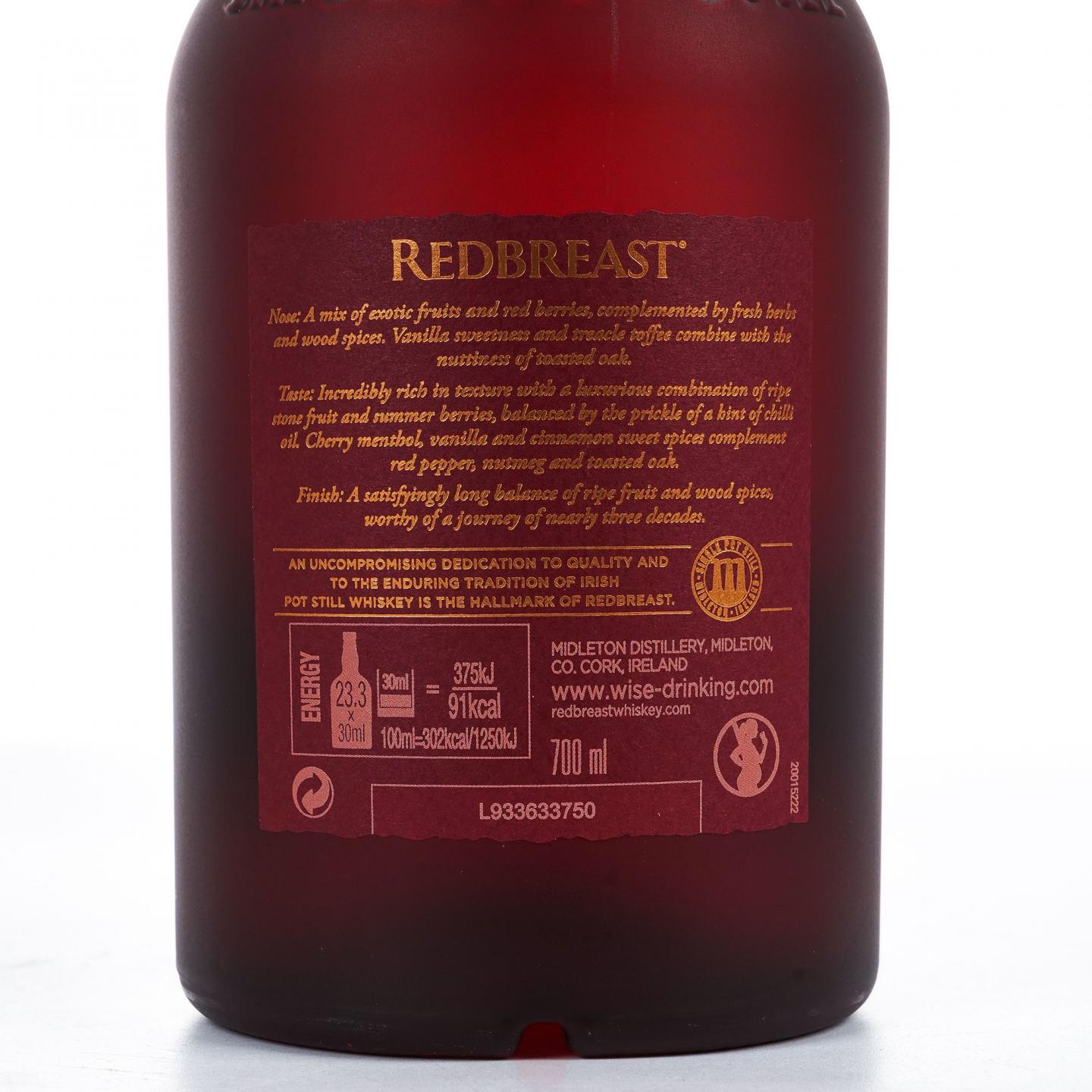 Redbreast 知更鸟 27年 单壶威士忌