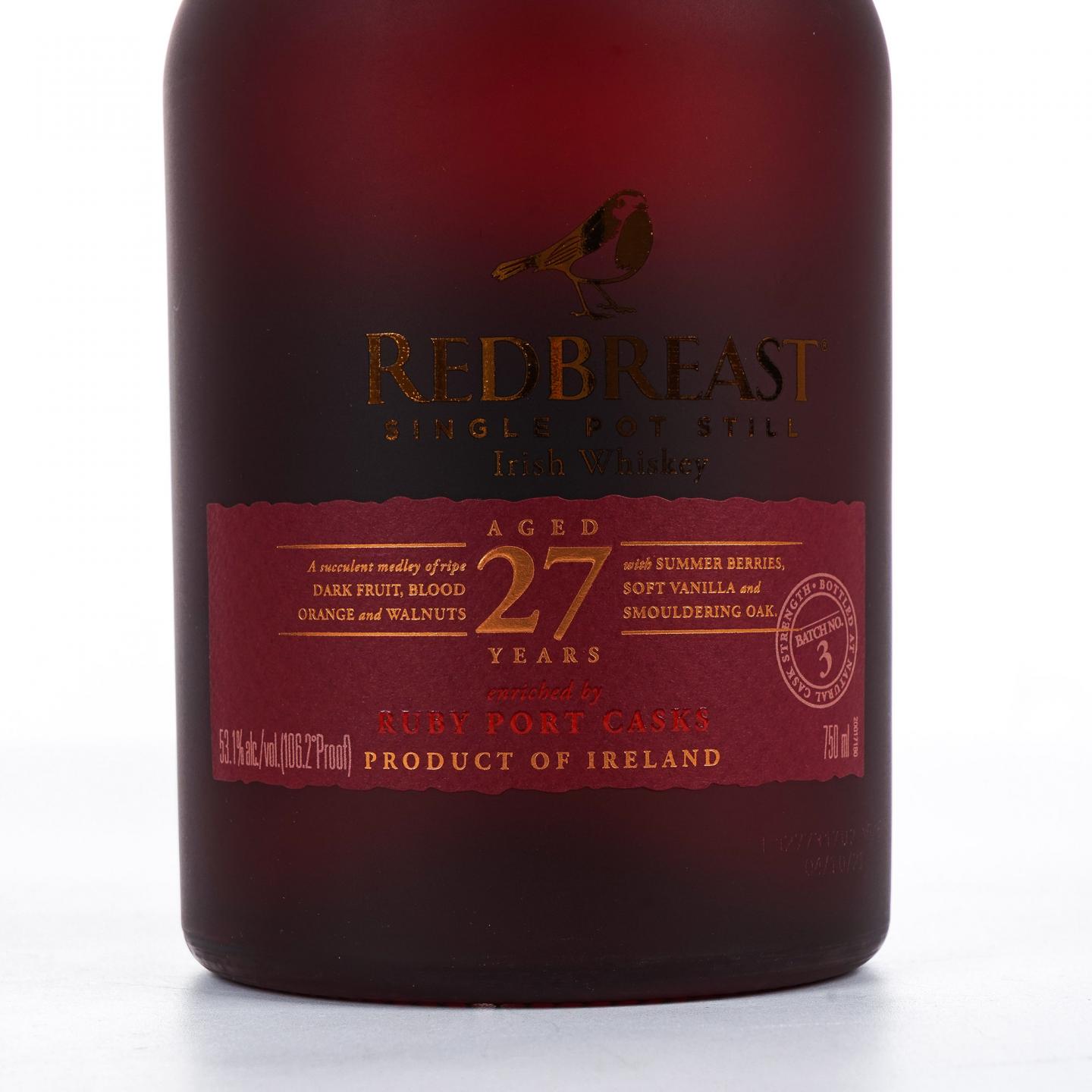 知更鸟 27年 第三版 750ml