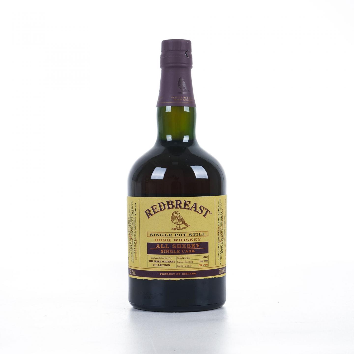 Redbreast 知更鸟 1998 雪莉单桶 #43231
