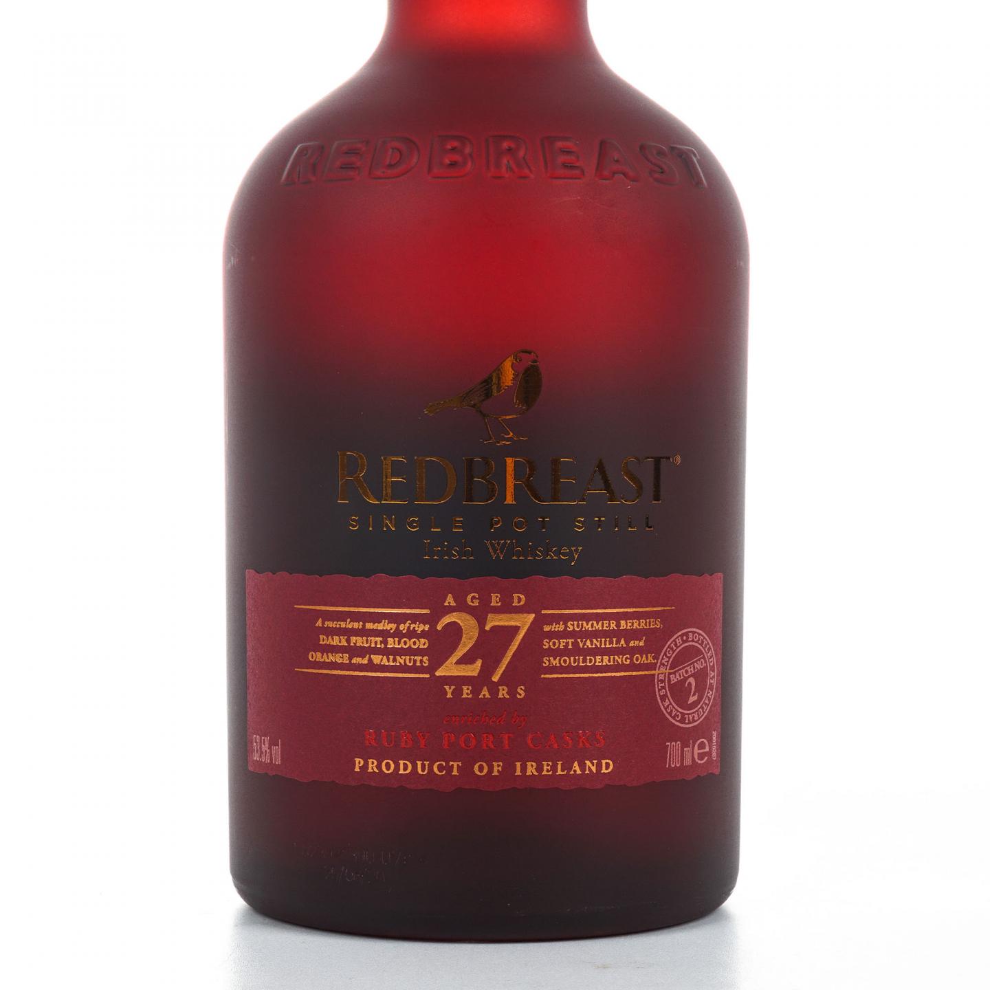 Redbreast 知更鸟 27年 第二版 53.5%