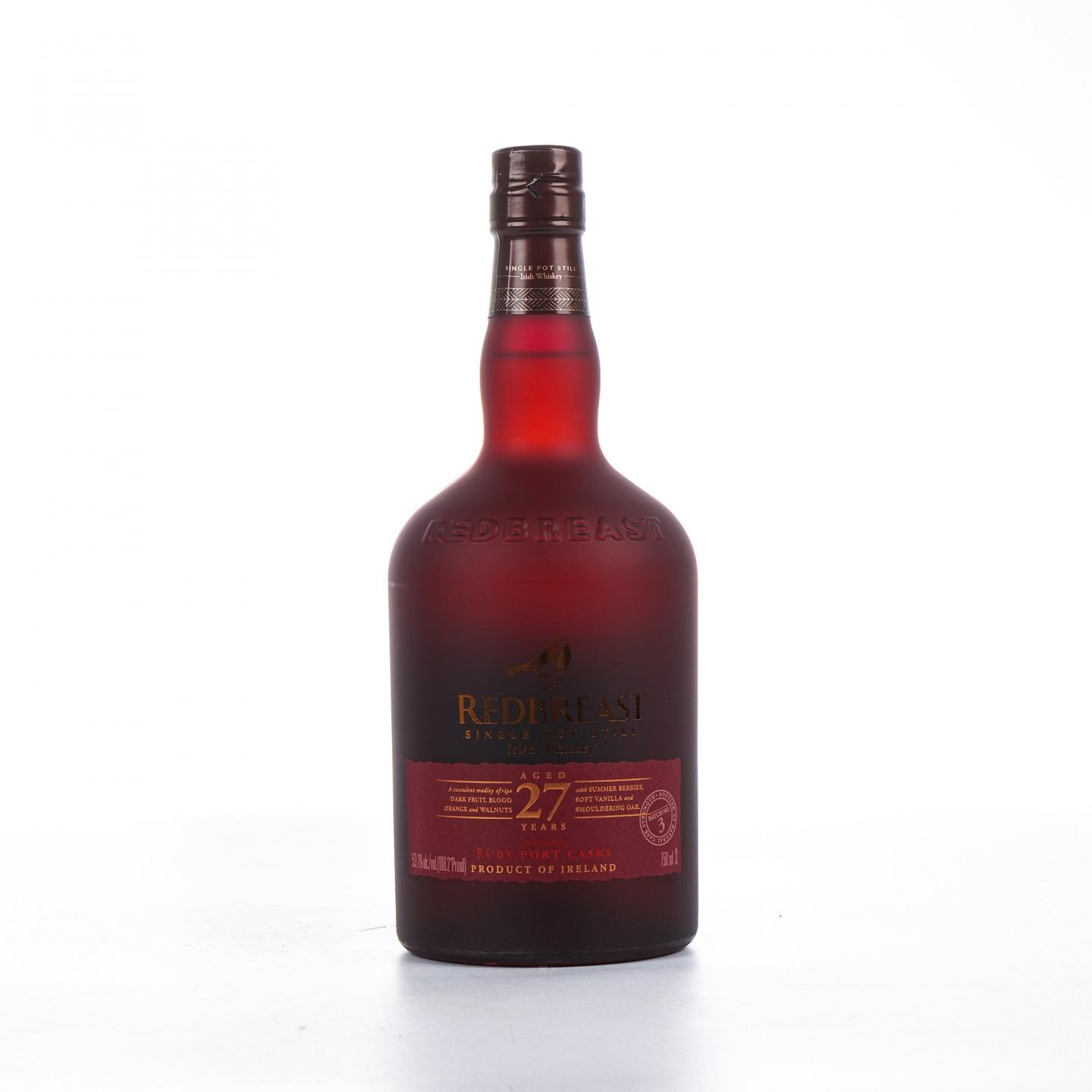 Redbreast 知更鸟 27年 第三版
