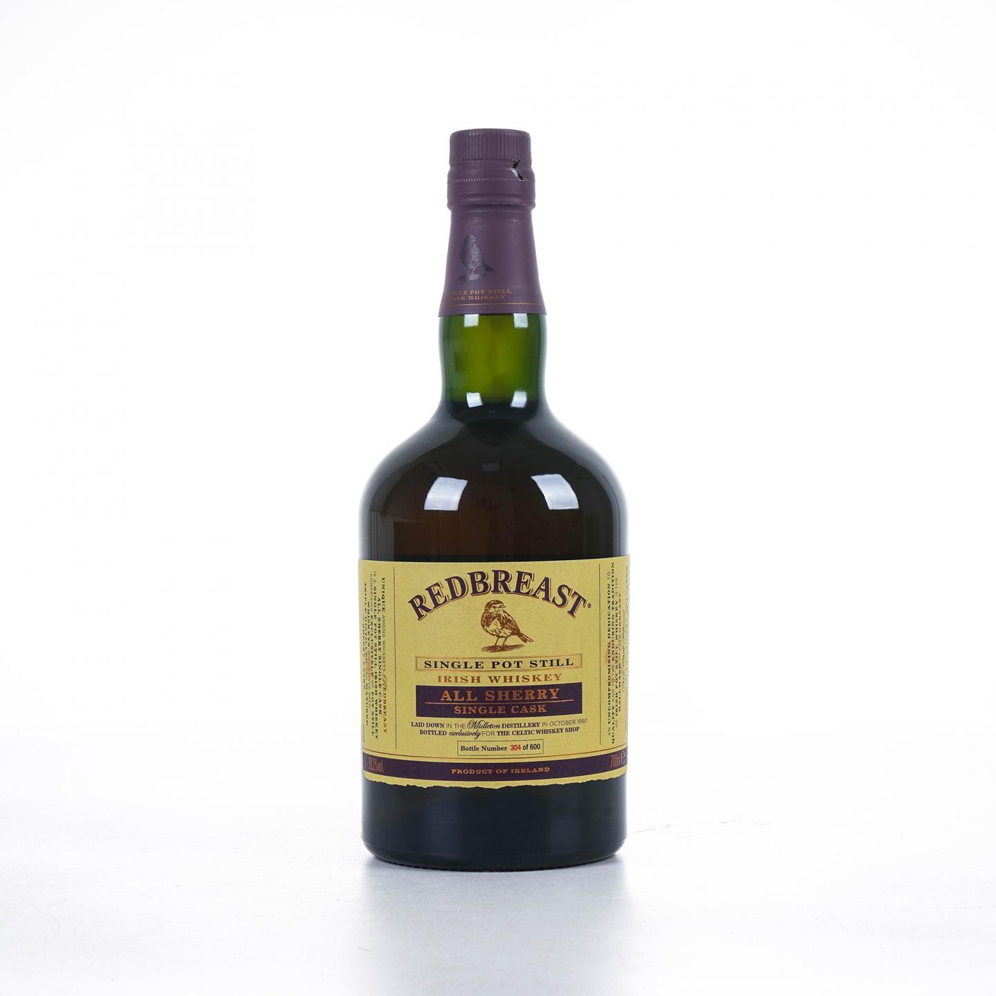 Redbreast 知更鸟 20年 1997 雪莉单桶 单壶威士忌