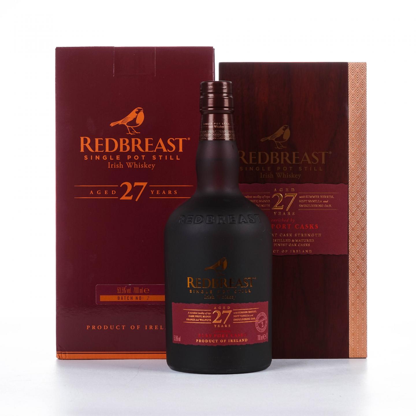 Redbreast 知更鸟 27年 Batch No.2 礼盒