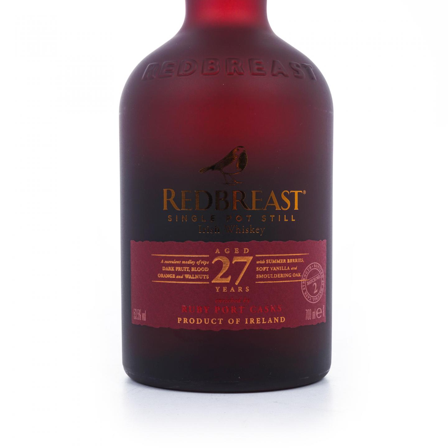 Redbreast 知更鸟 27年 Batch No.2