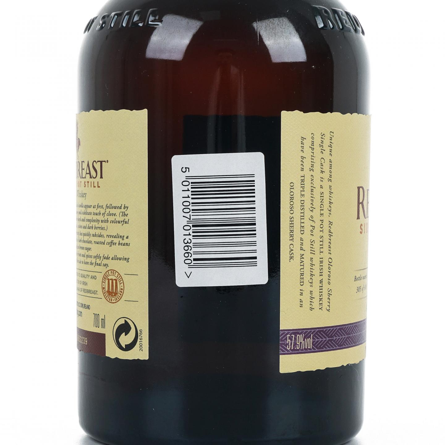 Redbreast 知更鸟 16年 2004 雪莉单桶 单壶威士忌