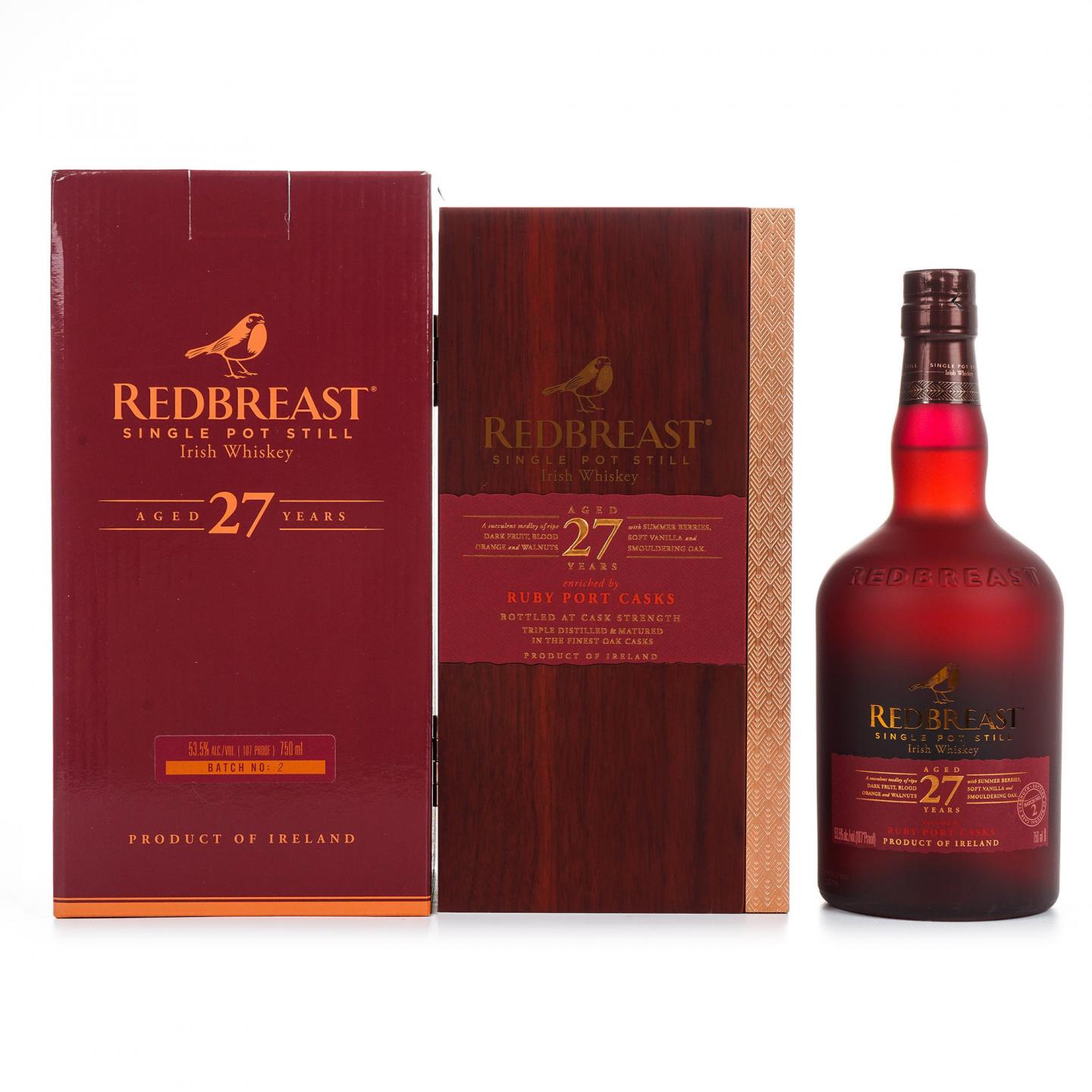 Redbreast 知更鸟 27年 Batch No.2