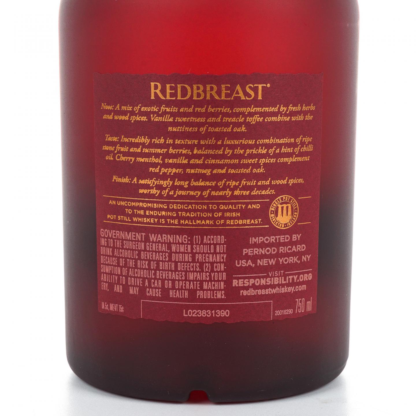 Redbreast 知更鸟 27年 Batch No.2