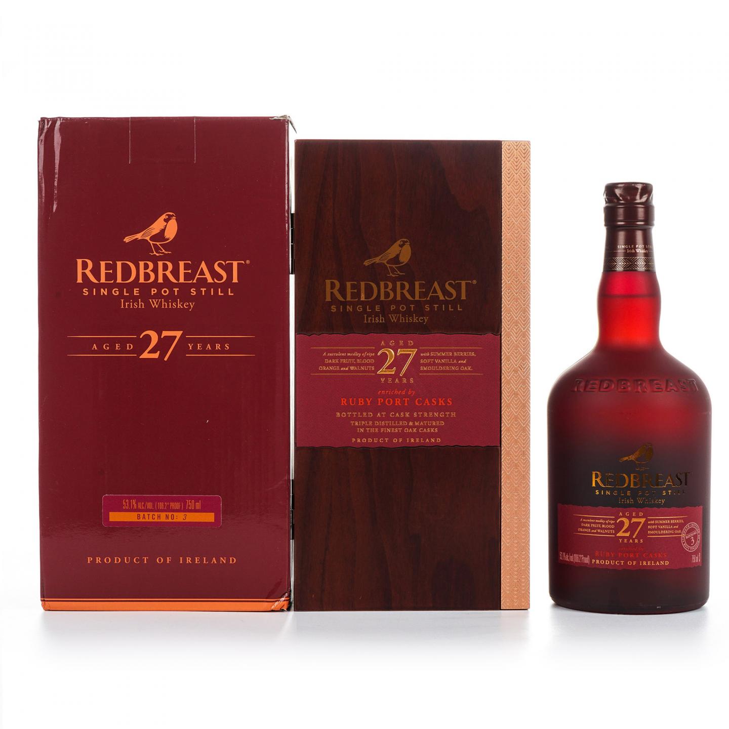 Redbreast 知更鸟 27年 第三版