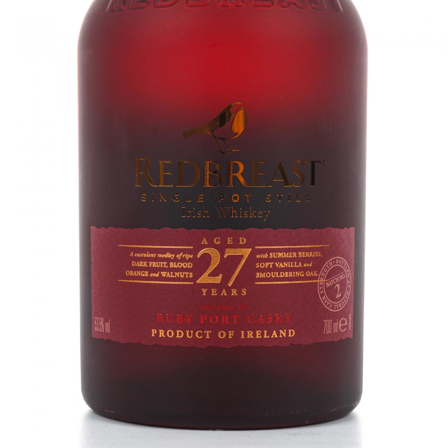 Redbreast 知更鸟 27年 第二版