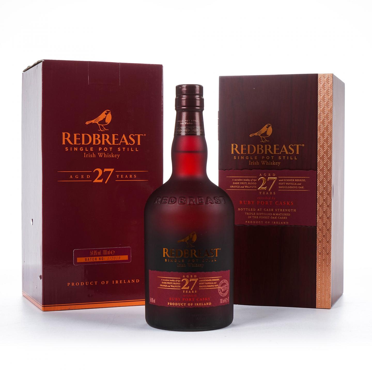 Redbreast 知更鸟 27年 首版 2019