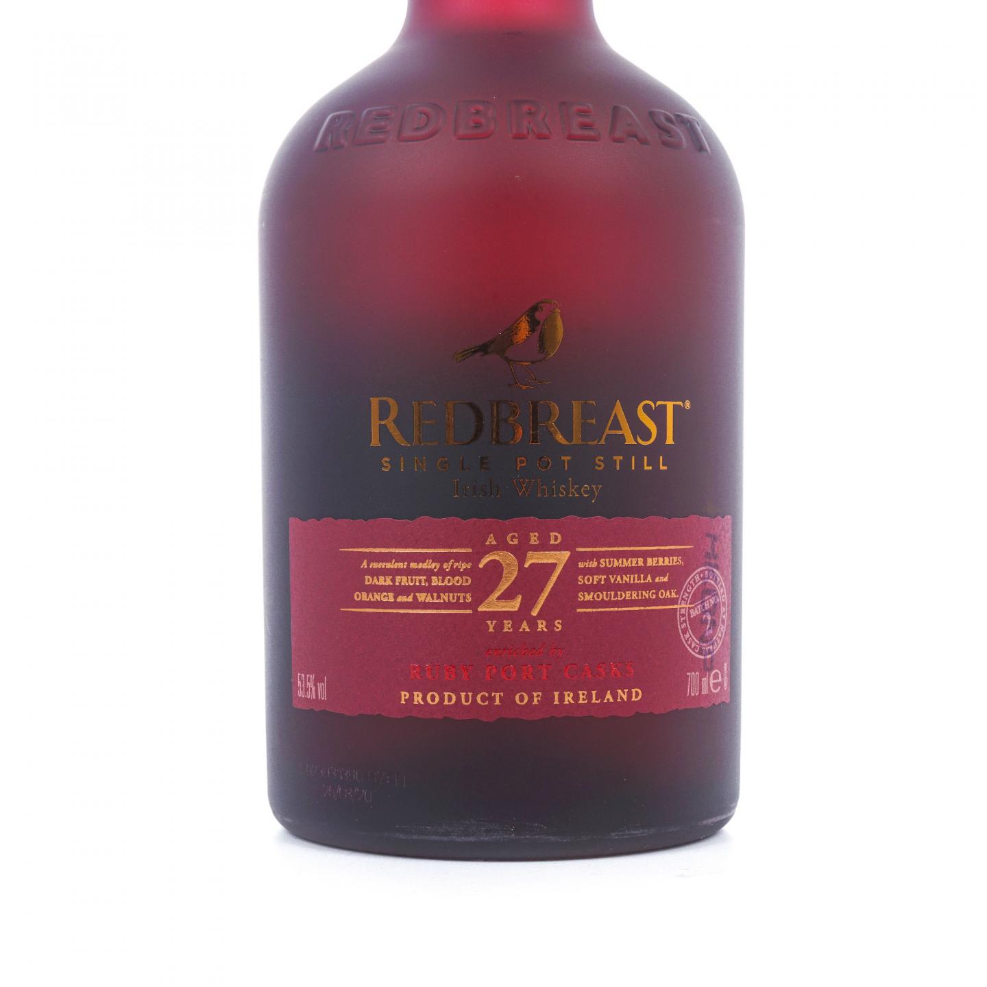 Redbreast 知更鸟 27年 第二版
