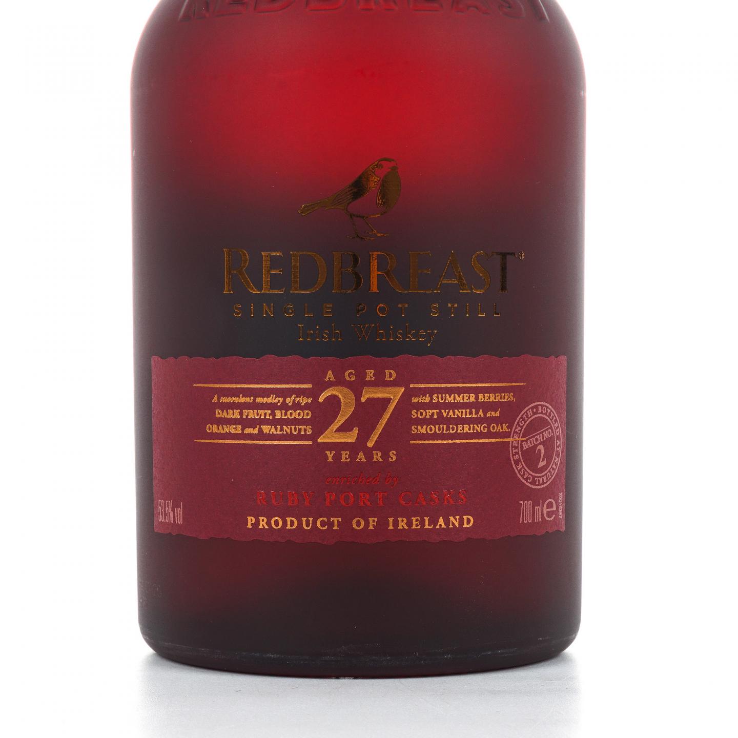 Redbreast 知更鸟 27年 第二版