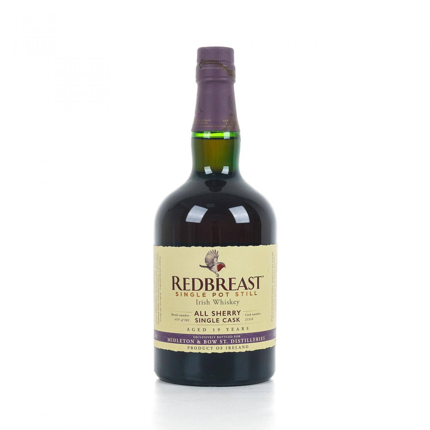 Redbreast 知更鸟 19年 2000 雪莉单桶 LMDW限定