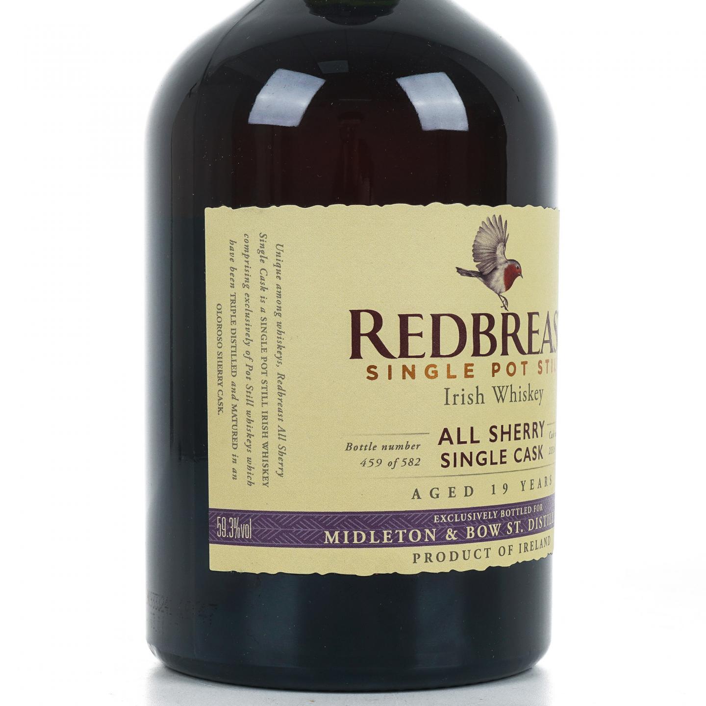 Redbreast 知更鸟 19年 2000 雪莉单桶 LMDW限定