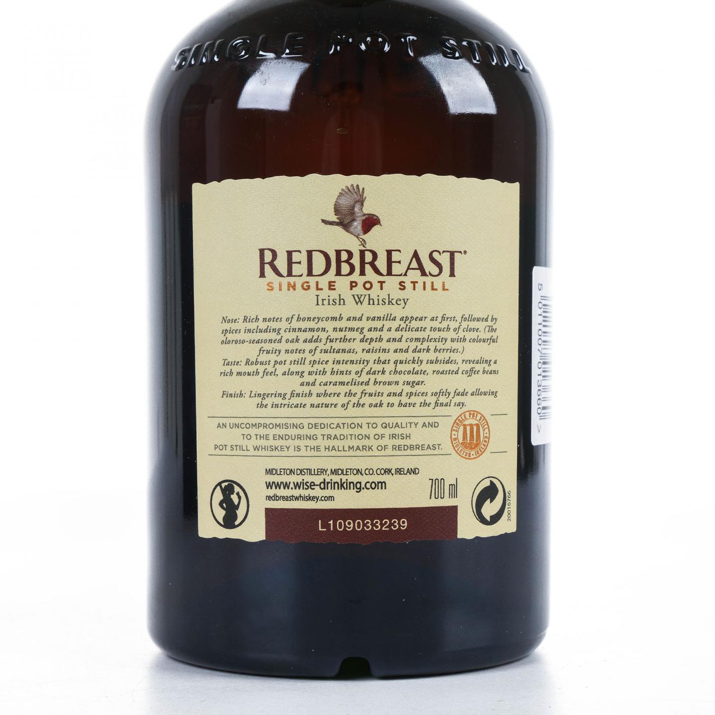 Redbreast 知更鸟 16年 2004 雪莉单桶 单壶威士忌