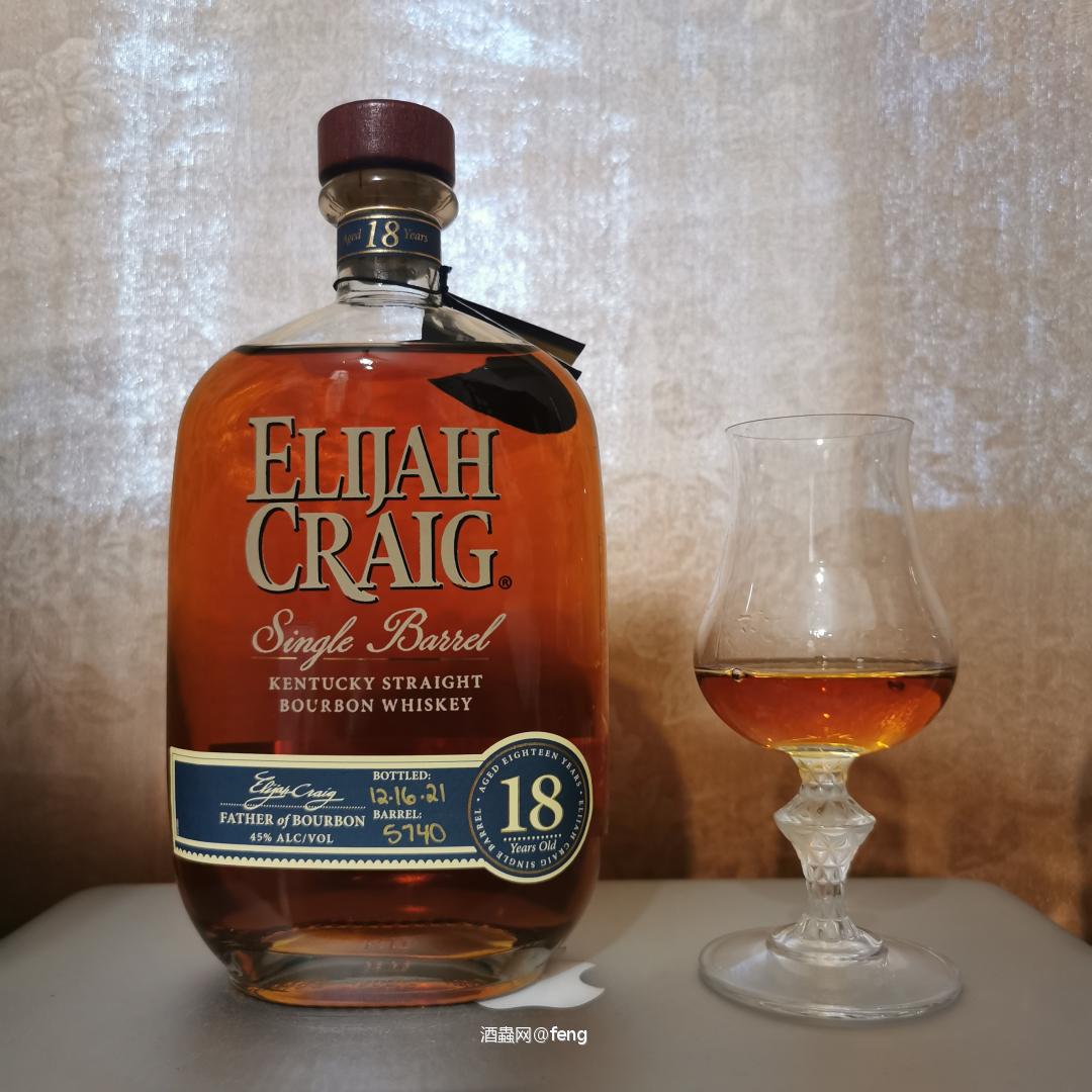 爱利加Elijah Craig 18年单桶