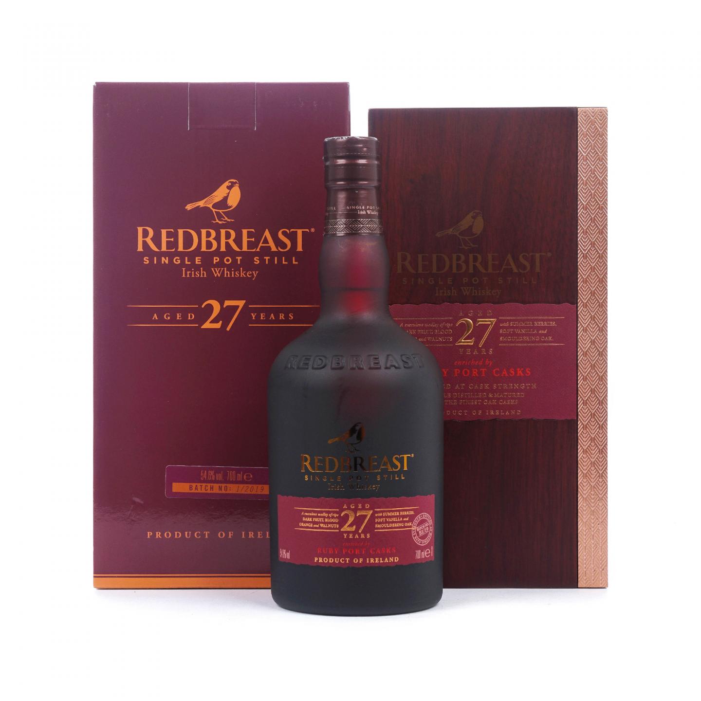 Redbreast 知更鸟 27年 首版 2019