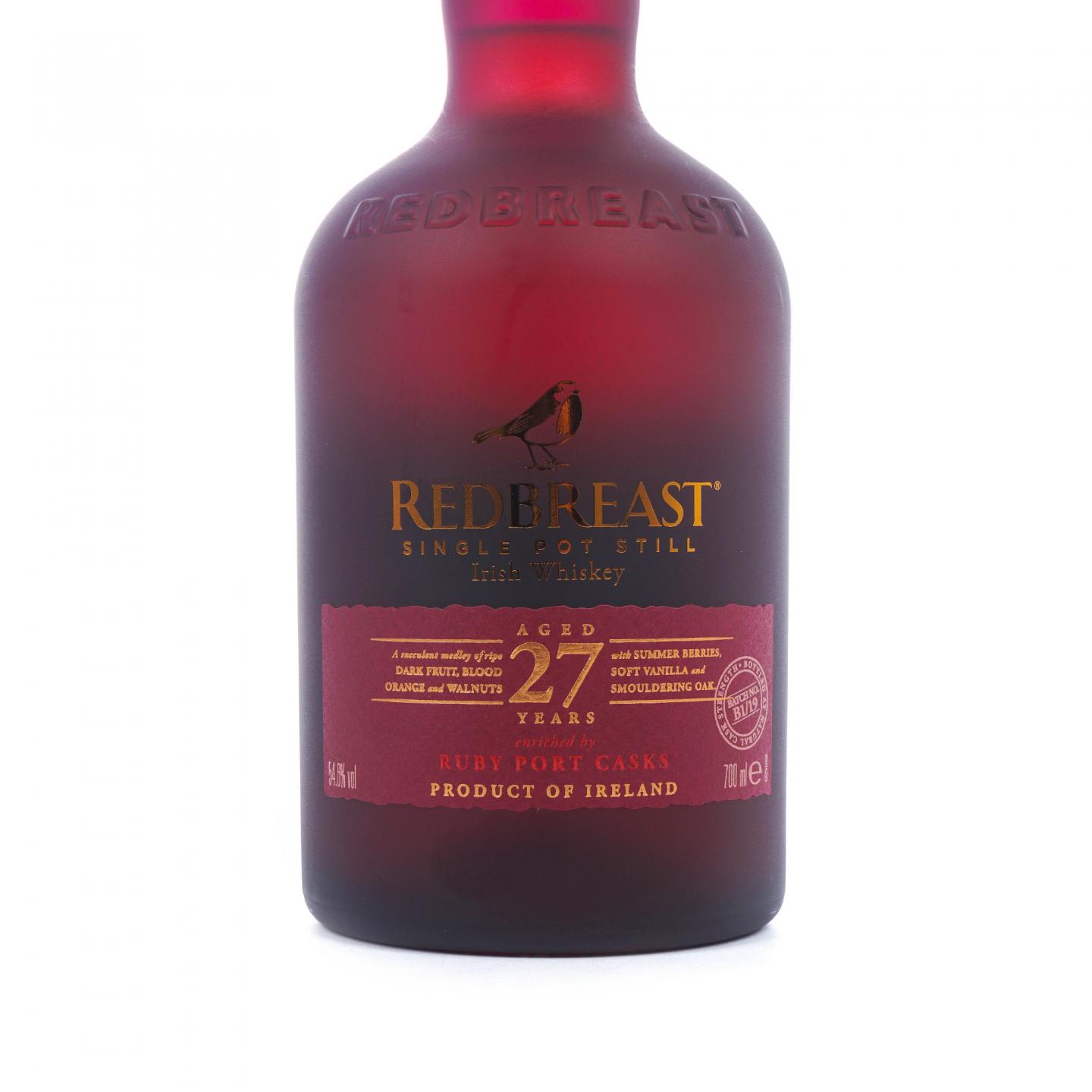 Redbreast 知更鸟 27年 首版 2019