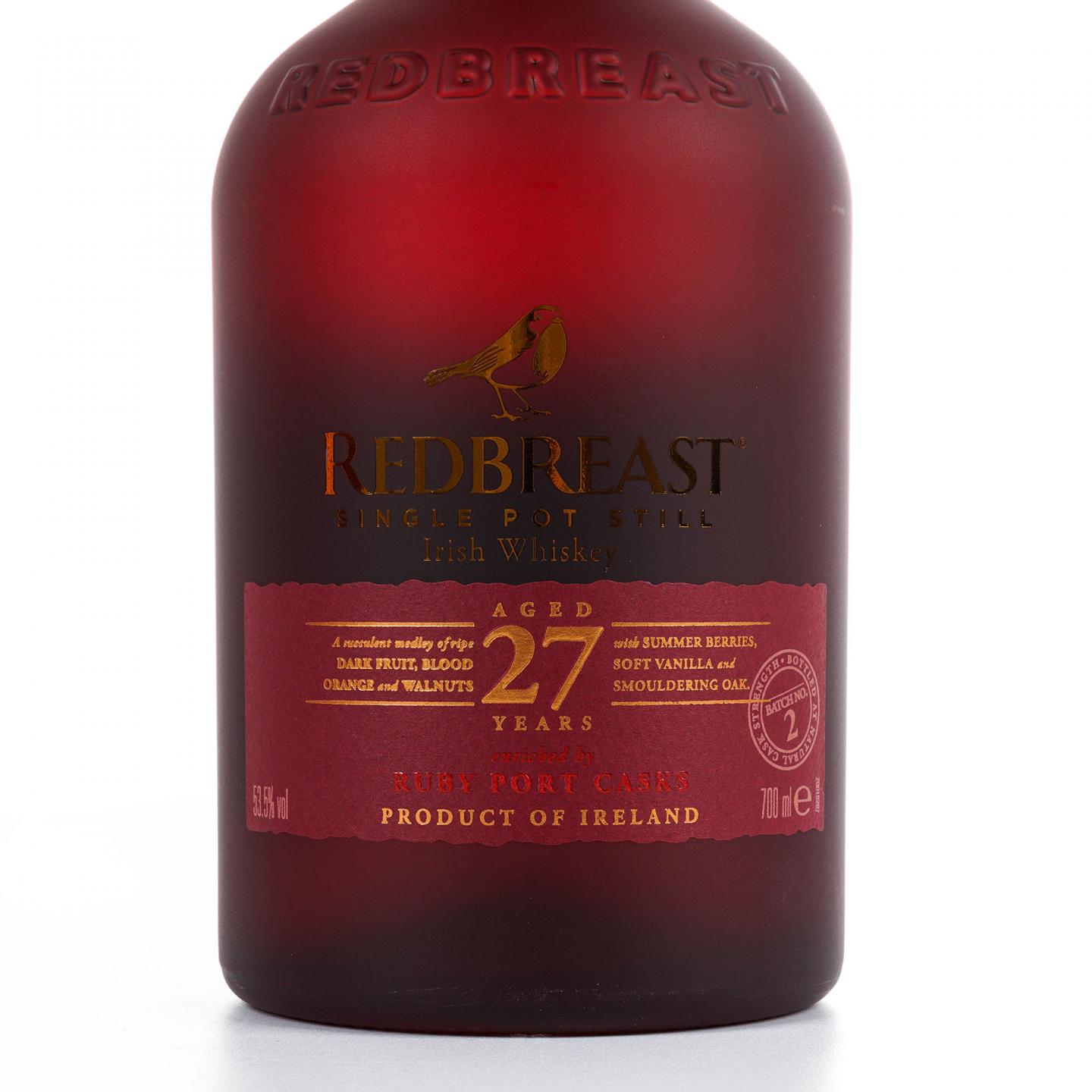 Redbreast 知更鸟 27年 第二版