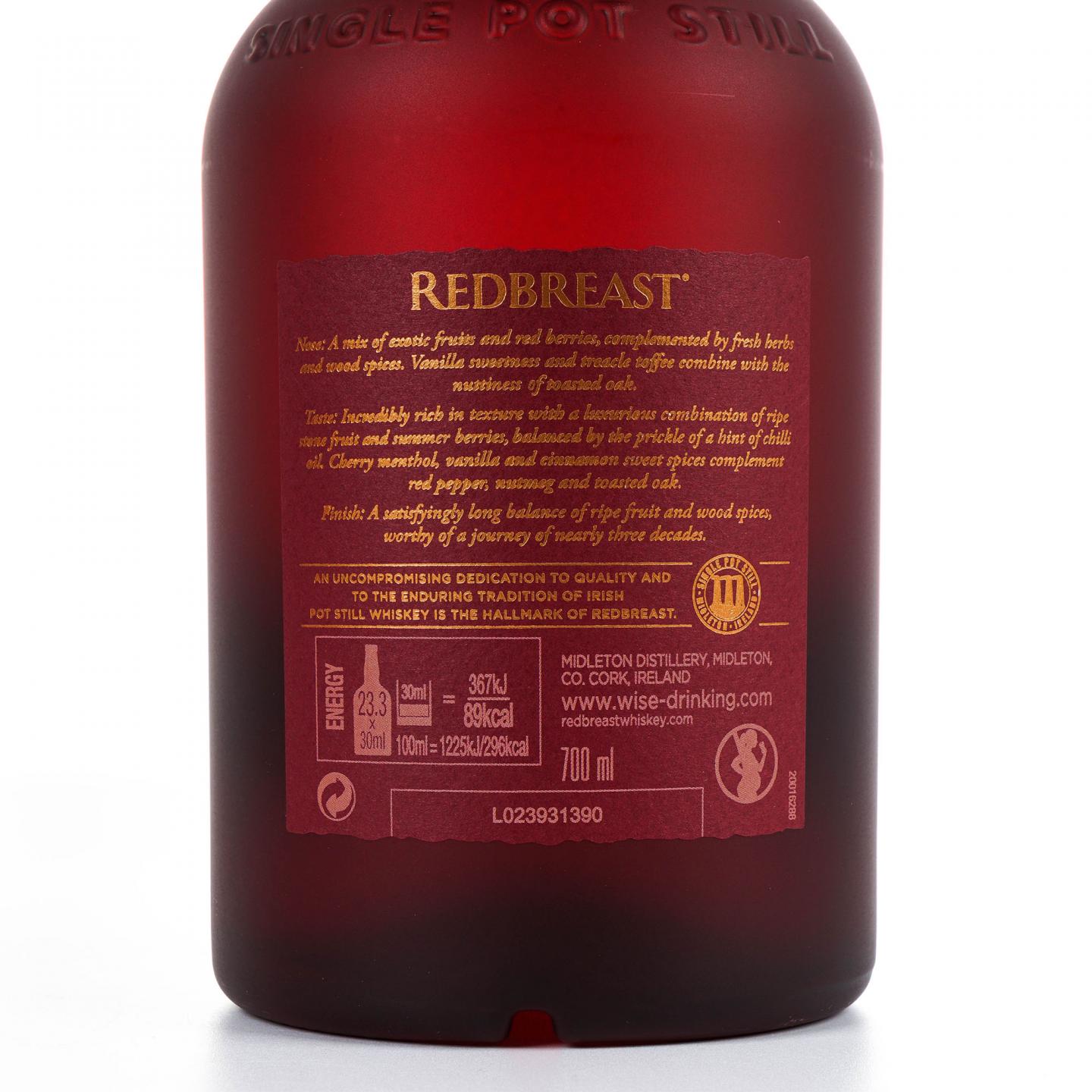 Redbreast 知更鸟 27年 第二版